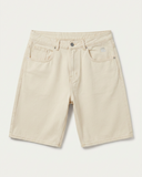 BUSI Biggie Shorts in off white – relaxed fit shorts