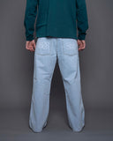 BUSI Biggie Jean Light Blue denim jeans, on model, alternate