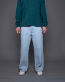 BUSI Biggie Jean Light Blue denim jeans, front view on model