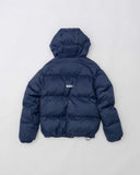 BUSI Puffer Jacket Navy down puffer jacket, product shot