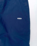 BUSI Biggie Pant Navy snowboard and ski pants, logo detail