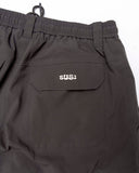 BUSI Biggie Cargo Pant Brown snowboard and ski pants, back waist and pocket detail