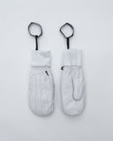 BUSI Skeleton Gloves White snowboard and ski gloves, product shot, alternate