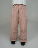 BUSI Biggie Pant Dusty Pink snowboard and ski pants, front view on model
