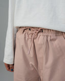 BUSI Biggie Pant Dusty Pink snowboard and ski pants, waistband and drawstring detail