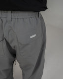 BUSI Biggie Pant Steel Grey snowboard and ski pants, back pocket detail