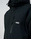 BUSI Core Jacket Black snowboard and ski jacket, chest pocket and logo detail