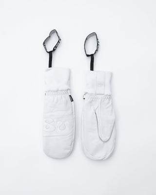 BUSI O.G Gloves White snowboard and ski gloves, product shot, alternate